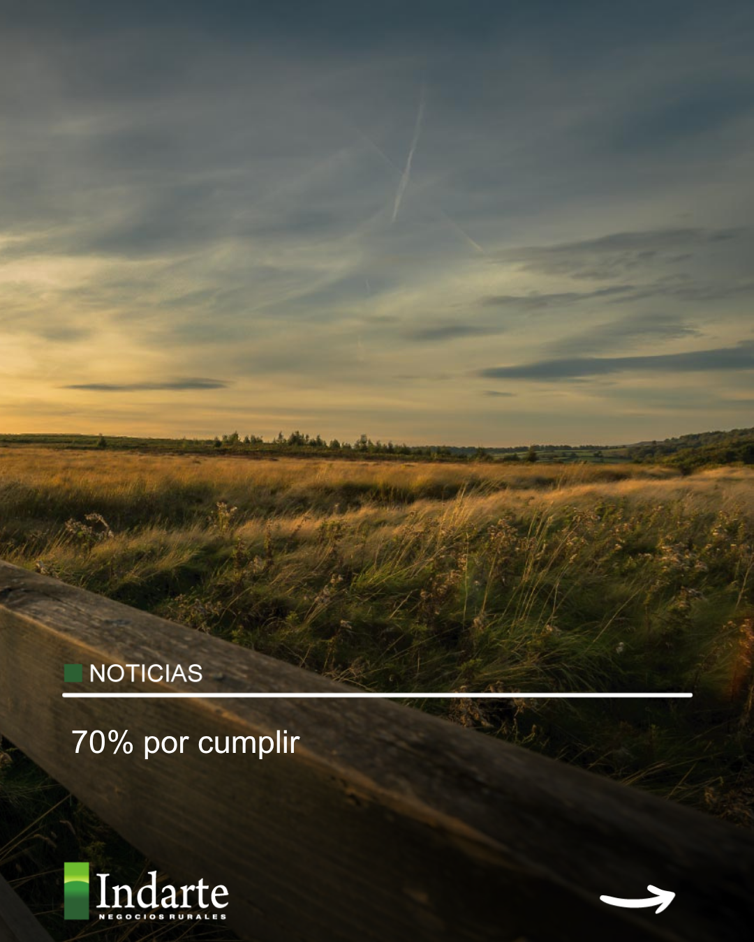 70% por cumplir 
